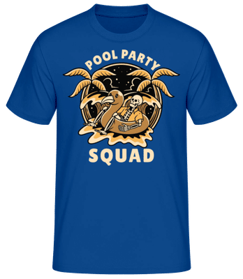Pool Party Squad - T-shirt standard Homme - Bleu royal - Devant