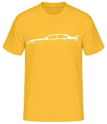 'Jaguar XE Project 8' Silhouette - Men's Basic T-Shirt - Golden yellow - Front