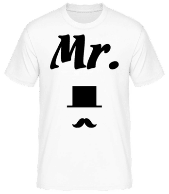 Mr. Wedding - T-shirt standard Homme - Blanc - Devant