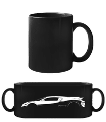 'Bugatti Divo' Silhouette · Schwarze Tasse