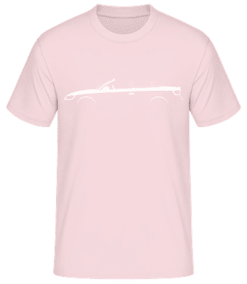 'Audi A3 Cabriolet (8V)' Silhouette - Men's Basic T-Shirt - Pink - Front