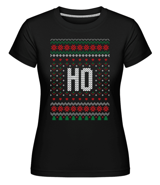 Aperçu: Ho -  T-shirt Shirtinator femme - Noir - Devant