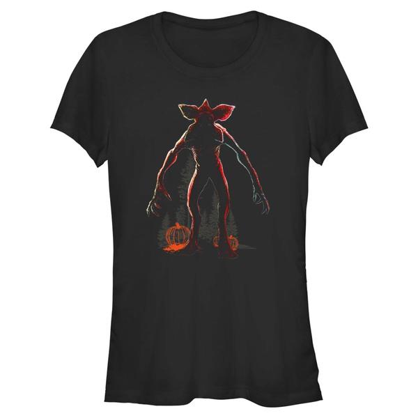 Aperçu: Netflix - Stranger Things - Demogorgon Haunted Night - Halloween - Femme T-shirt - Noir - Devant