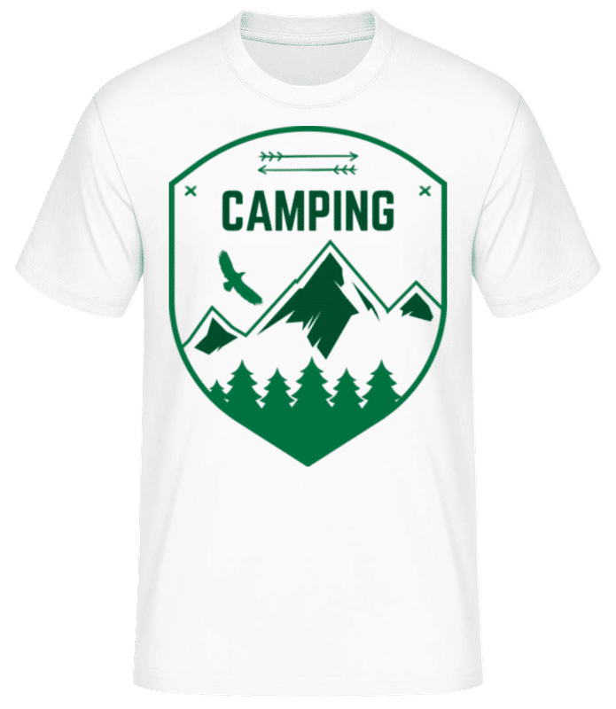 Preview: Camping Sign - Men's Basic T-Shirt - White - Front