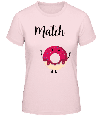 It Is A Match 2 - Dámske basic tričko - Ružová - Predné