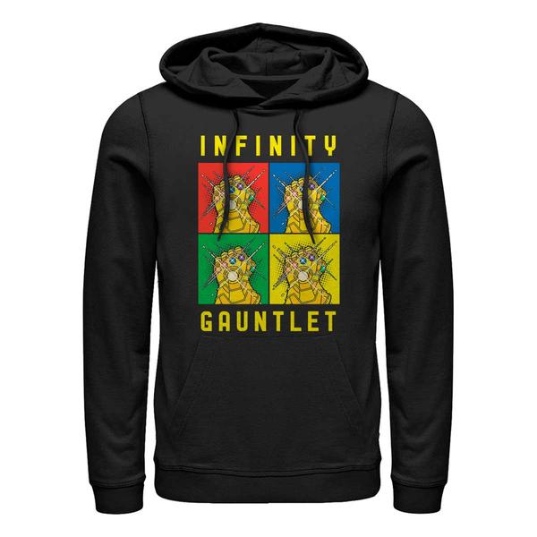 Aperçu: Marvel - Avengers - Gauntlet Warhol - Unisex Sweat à capuche - Noir - Devant