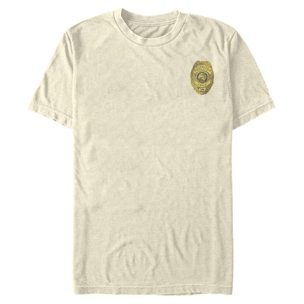 Aperçu: Netflix - Stranger Things - Hawkins Police Badge - Homme T-shirt - Crème - Devant