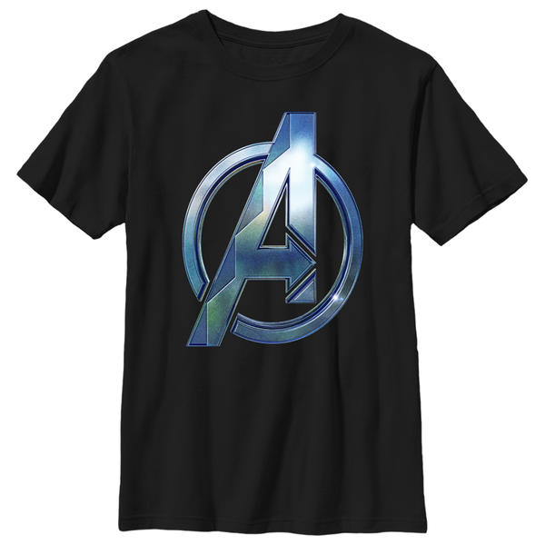 Aperçu: Marvel - Panthère noire Wakanda pour toujours - Logo Wakanda Forever Avenger Symbol - Enfant T-shirt - Noir - Devant