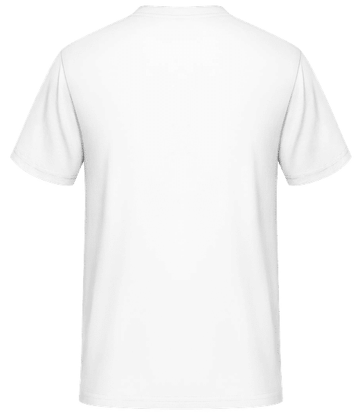 Aperçu: Evolution Sim Racer - T-shirt standard Homme - Blanc - Derrière