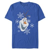Disney - Eiskönigin - Olaf Hat - Männer T-Shirt - Royalblau - Vorne