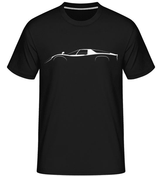 Aperçu: 'McLaren M6 GT' Silhouette -  T-Shirt Shirtinator homme - Noir - Devant