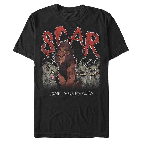 Aperçu: Disney - Le Roi lion - Scar & Hyeny Scar and the Hyenas - Homme T-shirt - Noir - Devant