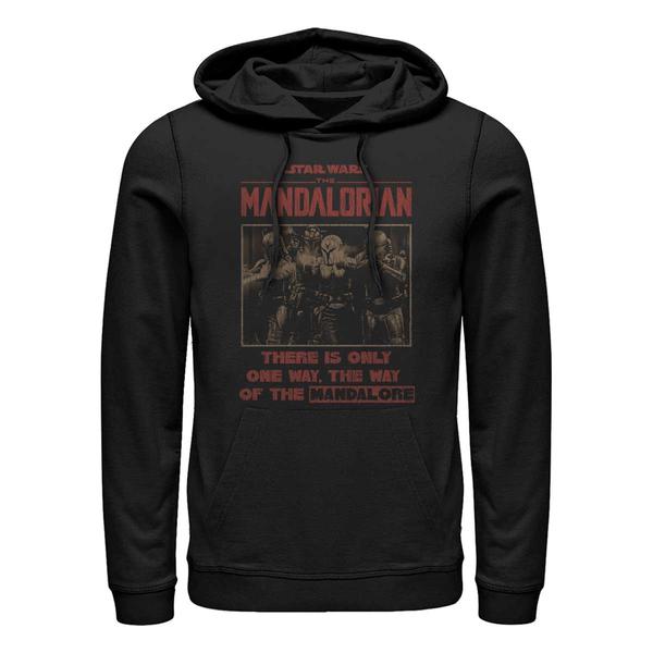 Aperçu: Star Wars - The Mandalorian - Skupina Mando Blastin - Unisex Sweat à capuche - Noir - Devant