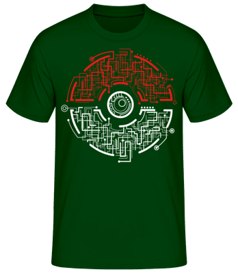 Electric Pokeball - T-shirt standard Homme - Vert bouteille - Devant