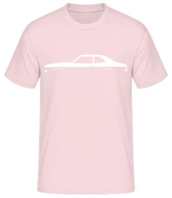 'Ford Cortina Mk III' Silhouette - Men's Basic T-Shirt - Pink - Front