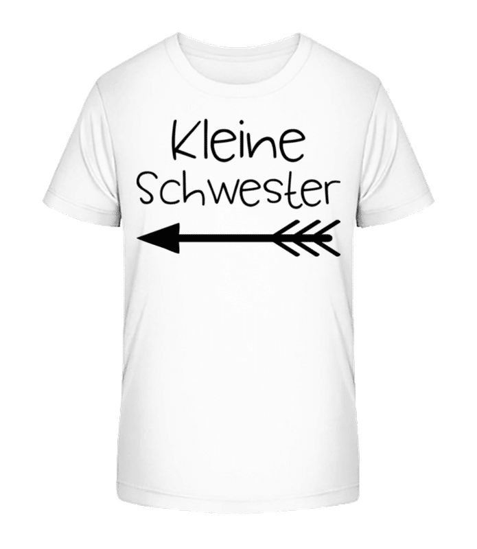 Vorschau: Kleine Schwester - Kinder Bio T-Shirt Stanley Stella 2.0 - Weiß - Vorne