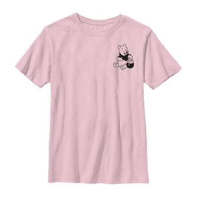 Disney - Winnie the Pooh - Medvídek Pú Vintage Line WinniePooh - Kids T-Shirt - Pink - Front
