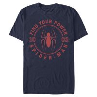 Marvel - Spider-Man - Spider-Man Power Jersey - Men's T-Shirt - Navy - Front
