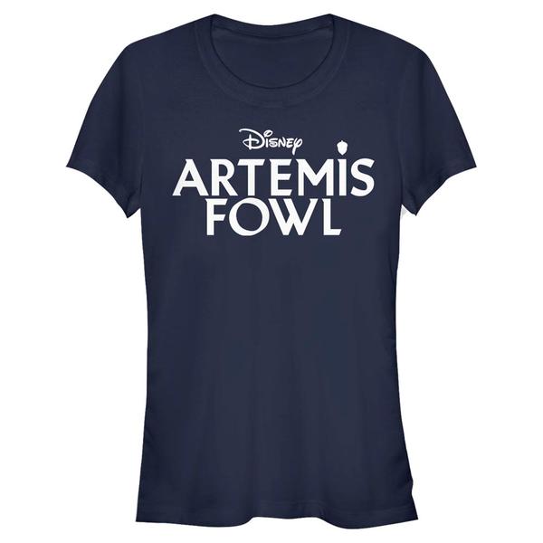 Aperçu: Disney Classics - Artemis Fowl - Logo Flat - Femme T-shirt - Bleu marine - Devant
