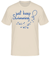 Just Keep Swimming · Men's Basic T-Shirt