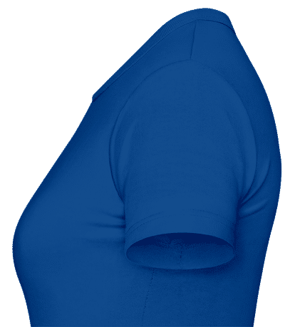 Star Wars - Book of Boba Fett - Boba Fett Elite Mercenary Badge - Frauen T-Shirt - Royalblau - Links