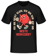 Auf Das Beste Reduziert - Männer Basic T-Shirt - Schwarz - Vorne