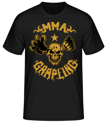 MMA Grapling - Pánské basic tričko - Černá - Napřed