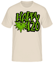 Cannabis Happy 420 · Pánske basic tričko