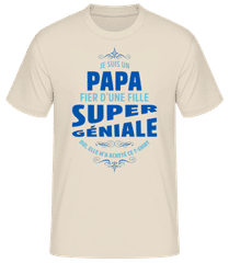 Papa D'une Fille Géniale · T-shirt standard Homme
