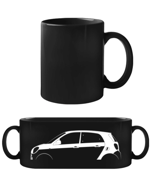 Preview: 'Smart Forfour (W453)' Silhouette - Black Mug - Black - Front