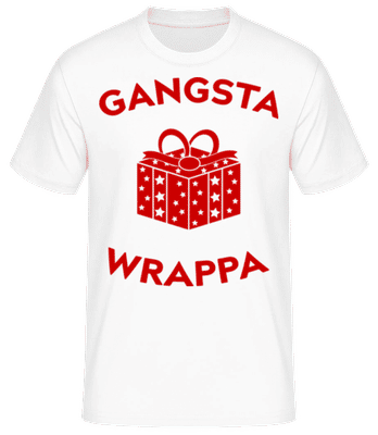 Gangsta Wrappa - T-shirt standard Homme - Blanc - Devant