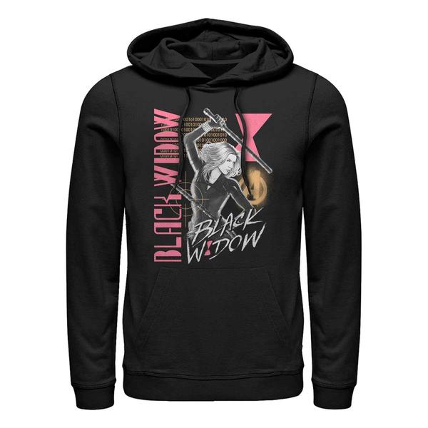 Vorschau: Marvel - Black Widow Retro - Unisex Hoodie - Schwarz - Vorne