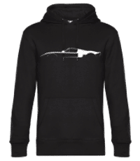'Ford GT (2005)' Silhouette - Männer Standard Hoodie - Schwarz - Vorne