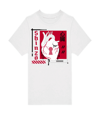 Shinzo - Kinder T-Shirt B&C - Weiß - Vorne