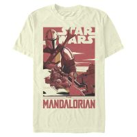 Star Wars - The Mandalorian - Skupina Mad Mando Poster - Hombres Camiseta - Crema - delante