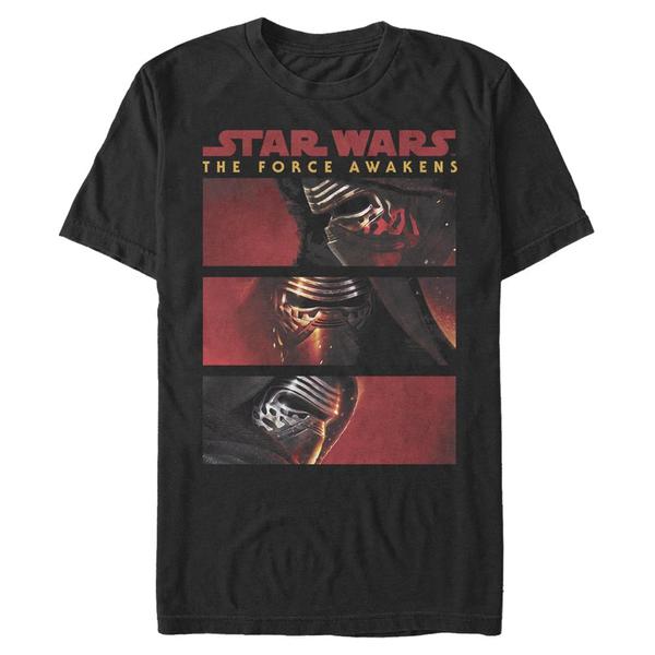 Aperçu: Star Wars - Le Réveil de la Force - Kylo Ren Tri - KH - Homme T-shirt - Noir - Devant