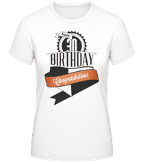 30 Birthday Congrats · Frauen Basic T-Shirt