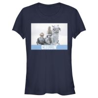 Star Wars - Skupina Chillin - Frauen T-Shirt - Marine - Vorne