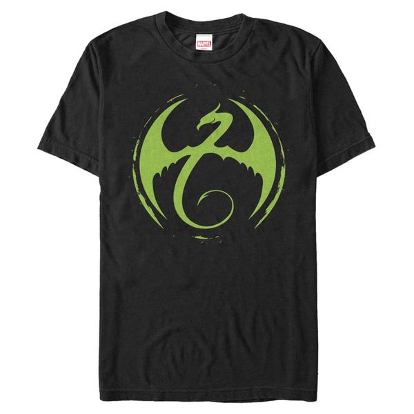 Aperçu: Marvel - The Defenders - Iron Fist Logo - Homme T-shirt - Noir - Devant