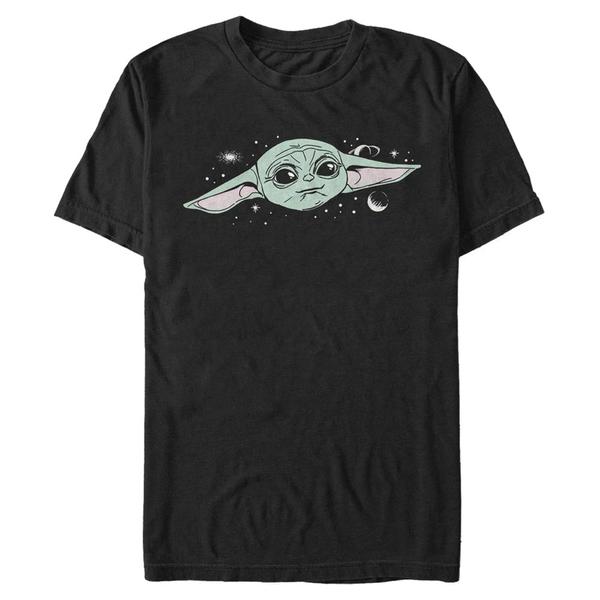 Aperçu: Star Wars - The Mandalorian - The Child Cute Big Face - Homme T-shirt - Noir - Devant