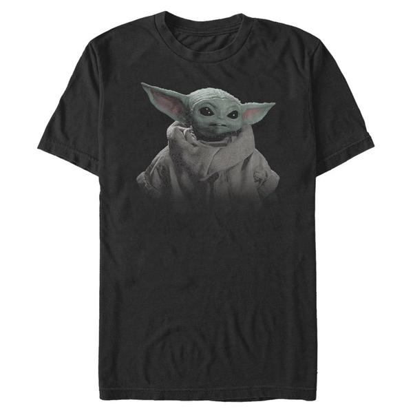 Preview: Star Wars - The Mandalorian - The Child Child Fade - Men's T-Shirt - Black - Front