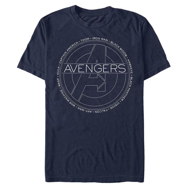 Marvel - Avengers - Logo Avengers Names - Homme T-shirt