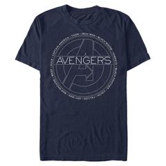 Marvel - Avengers - Logo Avengers Names - Homme T-shirt
