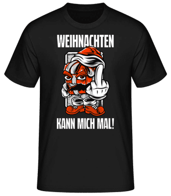 Weihnachten Kann Mich Mal - Männer Basic T-Shirt - Schwarz - Vorne