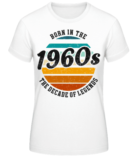 1960 The Decade Of Legends - T-shirt standard Femme - Blanc - Devant