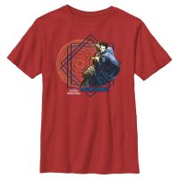 Marvel - Doctor Strange - Doctor Strange Strange Gold - Kids T-Shirt - Red - Front