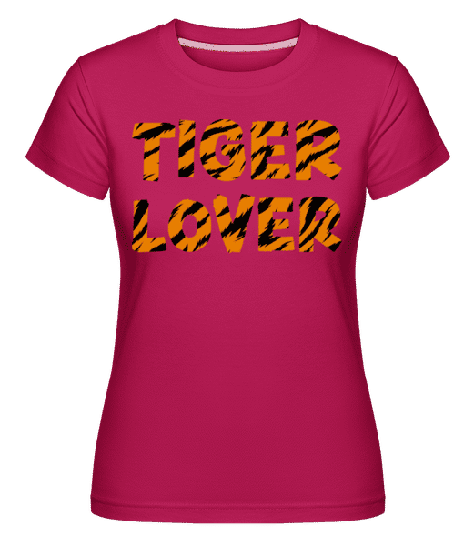 Preview: Tiger Lover -  Shirtinator Women's T-Shirt - Magenta - Front
