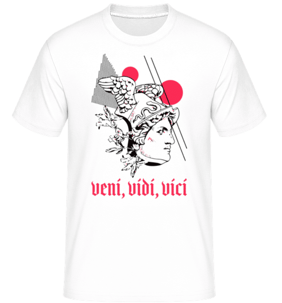 Aperçu: Veni Vidi Vici -  T-Shirt Shirtinator homme - Blanc - Devant
