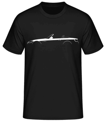'Honda S2000' Silhouette - Männer Basic T-Shirt - Schwarz - Vorne