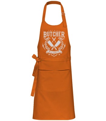 The Real Butcher - Professional Apron - Pumpkin - Front